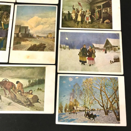 Почтовые открытки 1930г, чистые, малотиражные, коллекционные, редкие, винтаж, СССР. Картинка 4